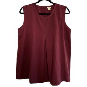 JCrew Women Purple Plum Sleeveless Office/Work/Business Blouse Top - Size 10